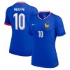 Original Fußballtrikot Frankreich Mbappé 10 Heimtrikot EURO 2024 Für Damen